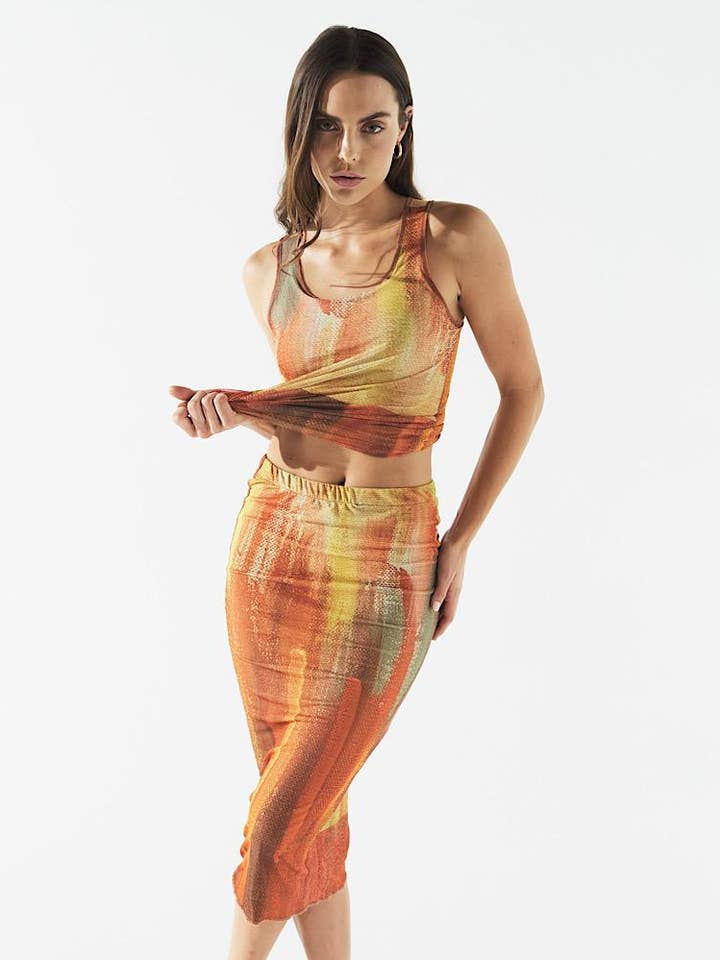 SAIA SIMONE EM MALHA SUNSET por atacado de Jyork The Label