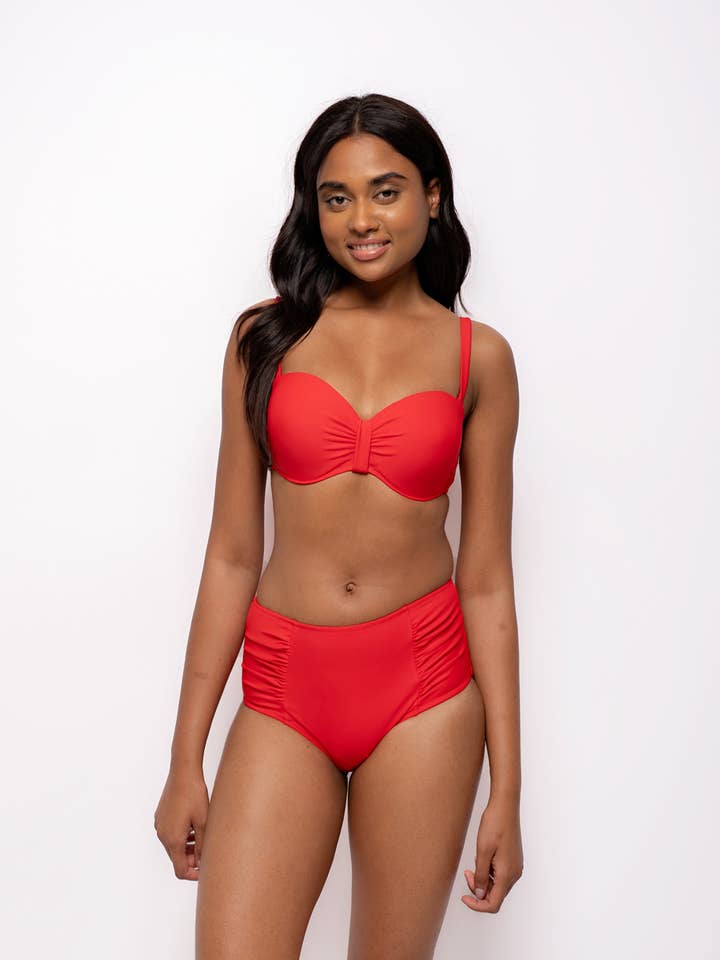 Maillot de Bain Bikini 2 pièces taille haute / SY2571 pour la vente par Belle Com'Elle