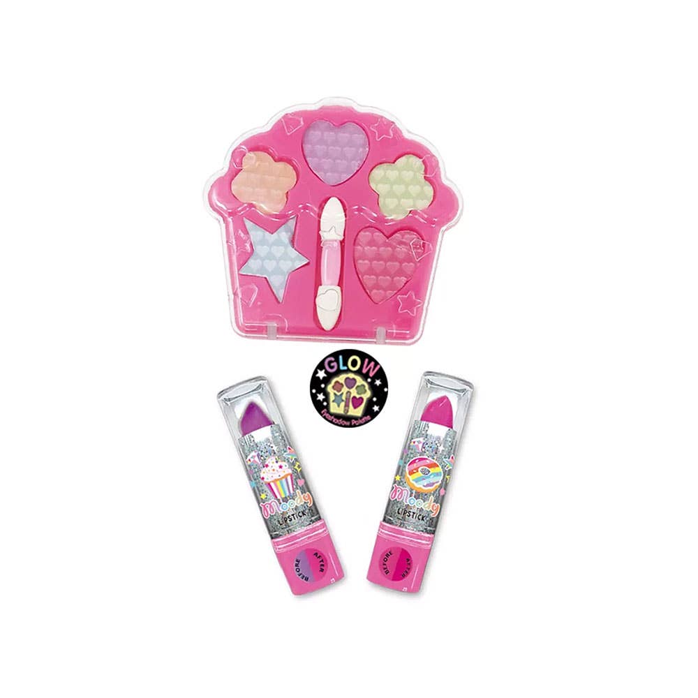 AJ Aguiar - Wholesale Kids Makeup - Kids - Rainbow Eyeshadow and Lipstick Set1