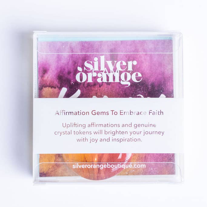 Silver Orange - Wholesale Retailer Display - Paper & Novelty - Affirmation Gems Refill Pack of 36