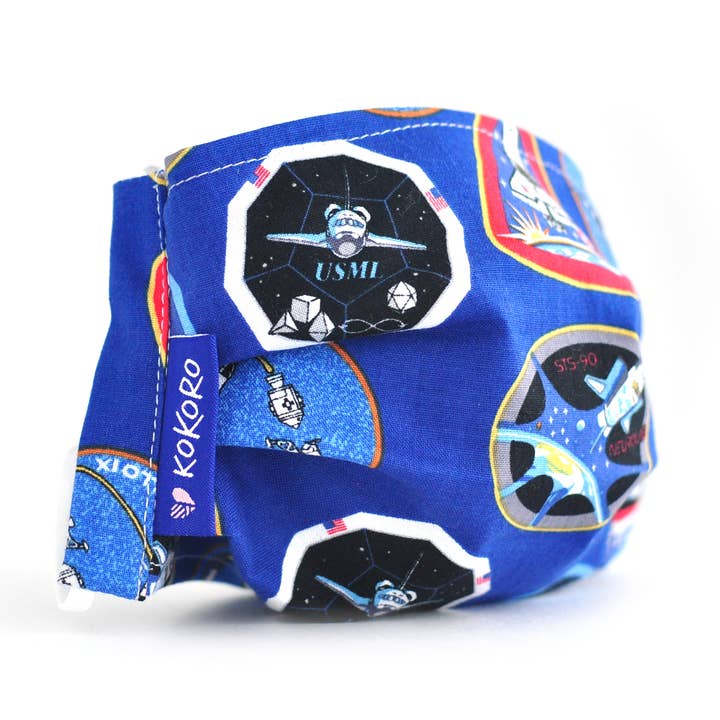 Wiederverwendbare Space Mask | Baumwolle, verstellbar, Blau - Erwachsene für den Großhandel von Kokoro