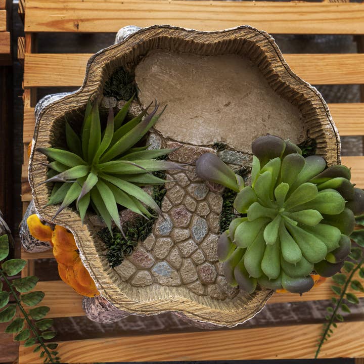 Pacific Trading - Wholesale Plant Pot - 12580 Tree Stump Planter Display
