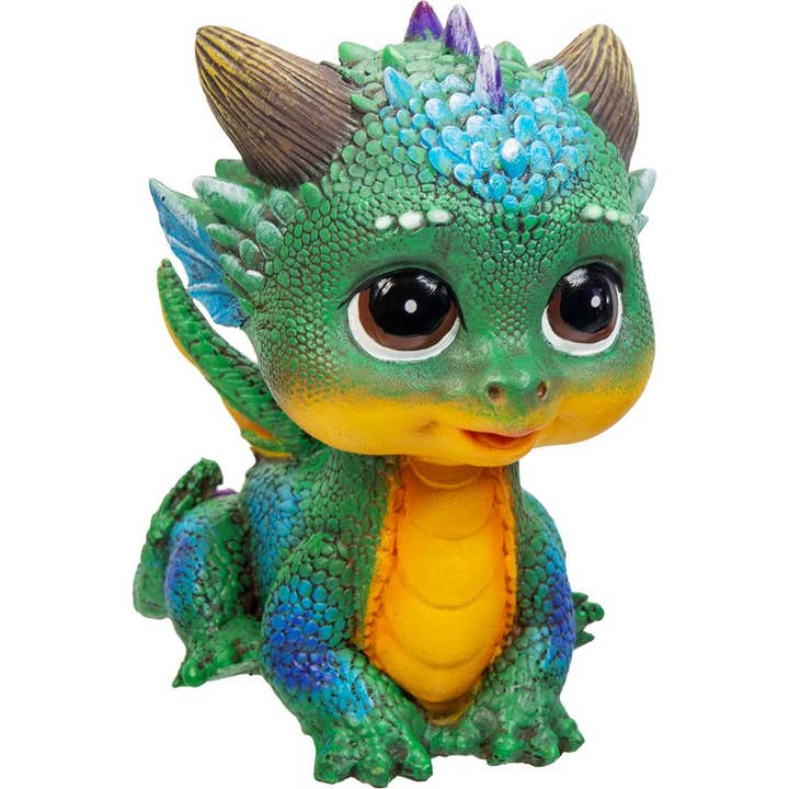 Polyresin Mythical Baby Dragon Figurine - Chilling (Each) for wholesale by Kheops International