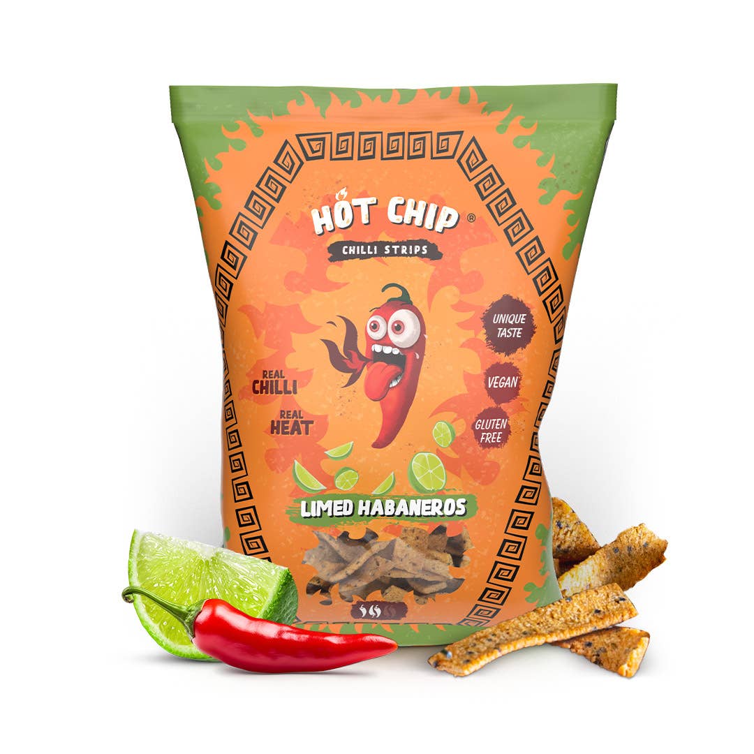 HOT-CHIP – Großhandel Cracker – HOT-CHIP Strips Limed Habaneros 80 g