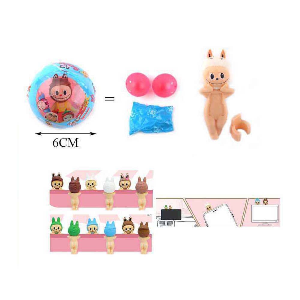 Sensibling Corp. - Vente Figurine – enfant - 20PCS - Figurines Miniatures Surprise Monstre Lapin Ange1