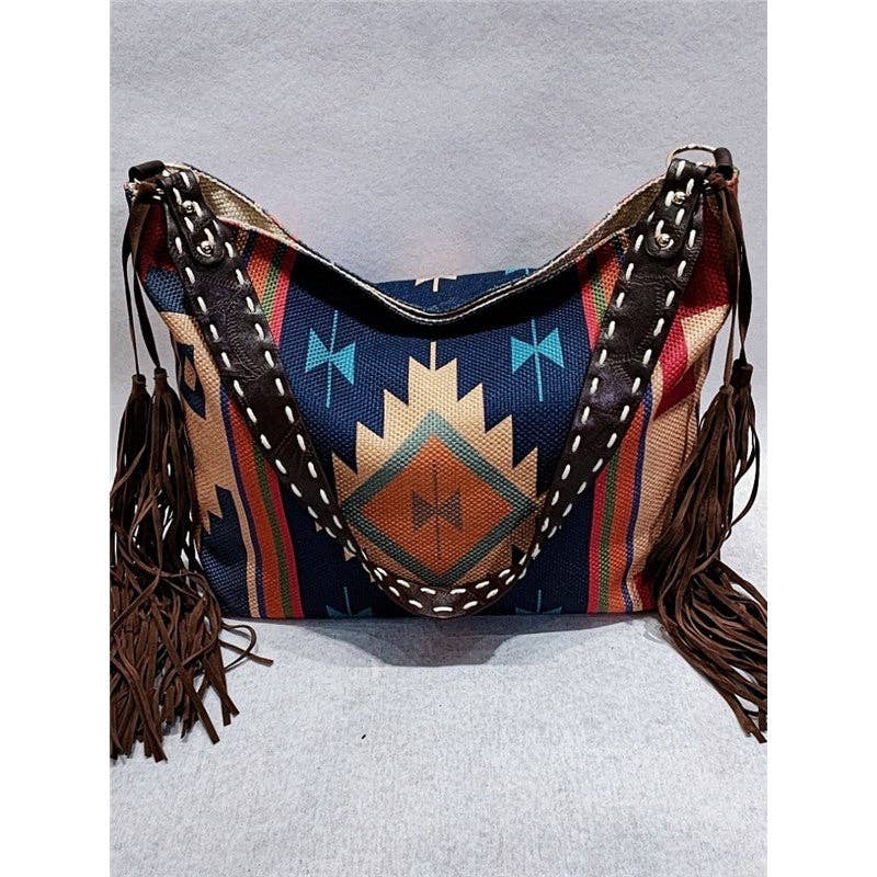 ShieldChic - Wholesale Shoulder Bag - Women's - Ethnic Pattern Tassel Shoulder Bag5