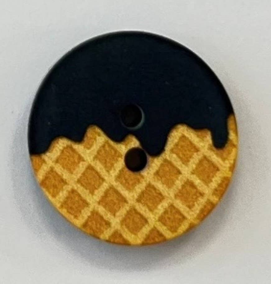 NEMARK - Wholesale Sewing Button/Snap - ICE CREAM PRINTED BUTTON1