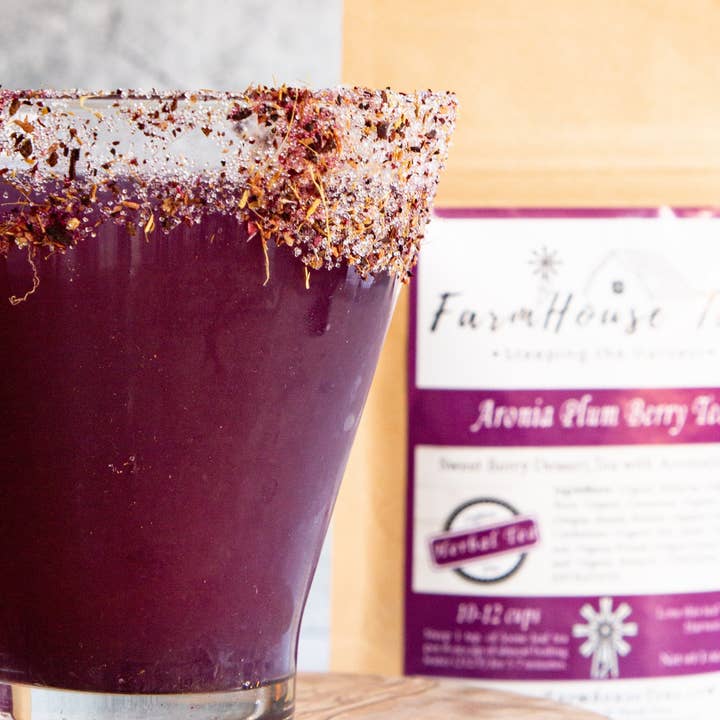 Farmhouse Teas - Wholesale Loose Tea - Aronia Plum Berry Loose Leaf Tea1