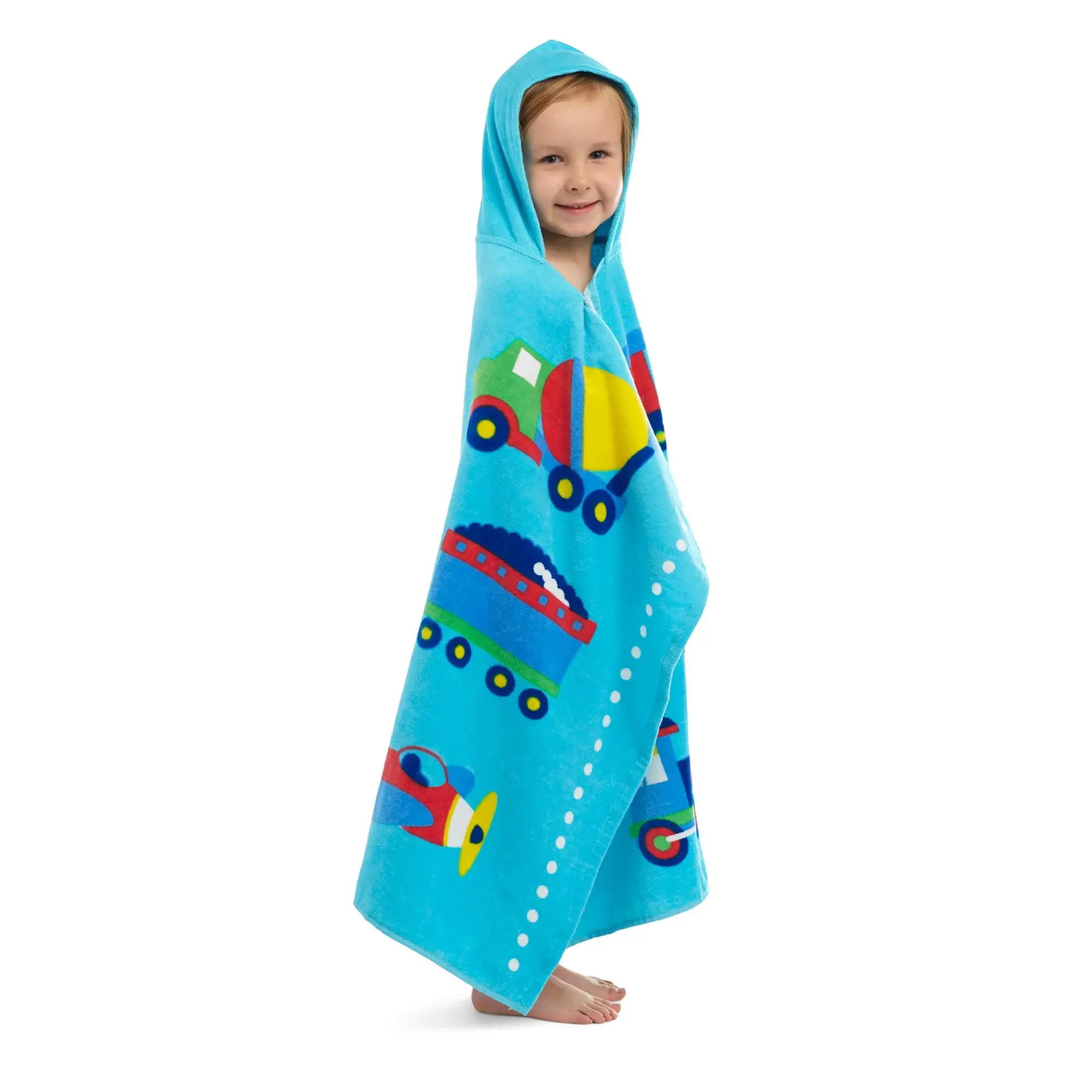 Wildkin - Wholesale Poncho Towel - Kids & Baby - Trains, Planes & Trucks Beach Poncho7
