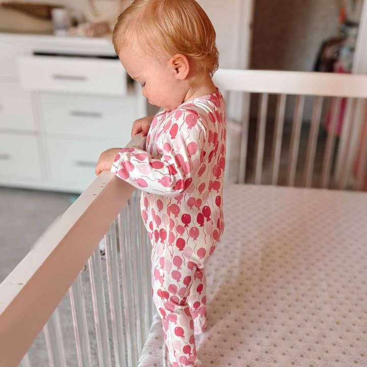 Norani Baby - Vendita all'ingrosso Tutina - Neonati - Organic Footie - Palloncini rosa6