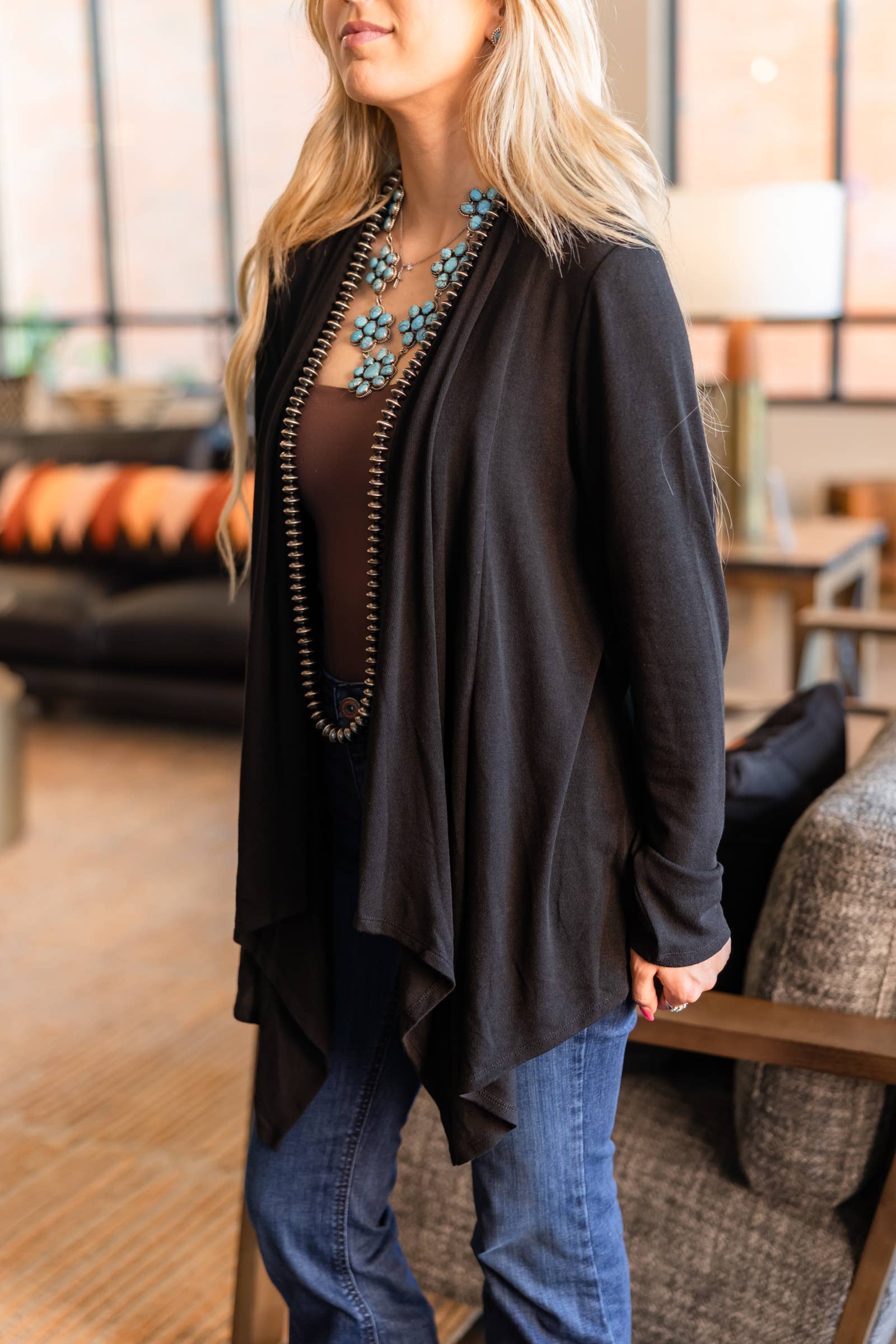 Dear Scarlett - Wholesale Cardigan - Women's - Effortless Lightweight Cardigan1