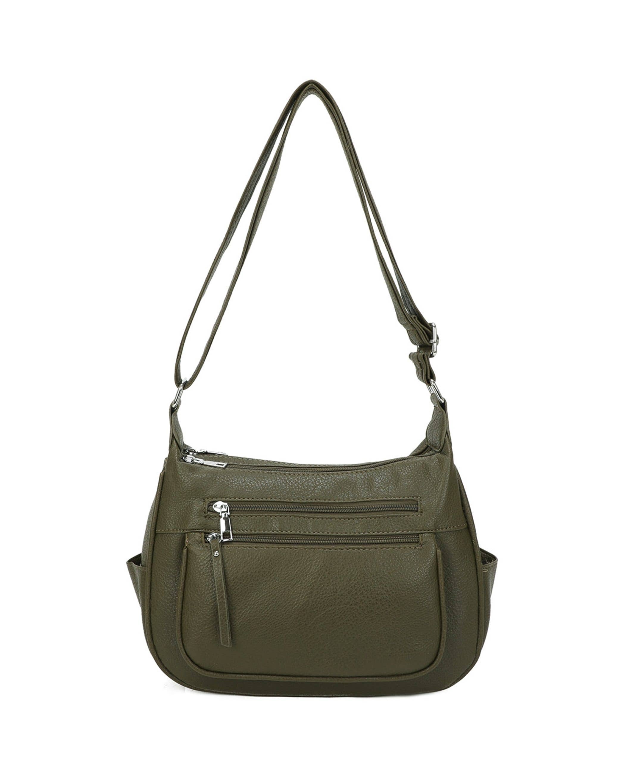 Ellas Trading - Vente Sac porté épaule – femme - Sac à main souple bandoulière hobo décontracté4