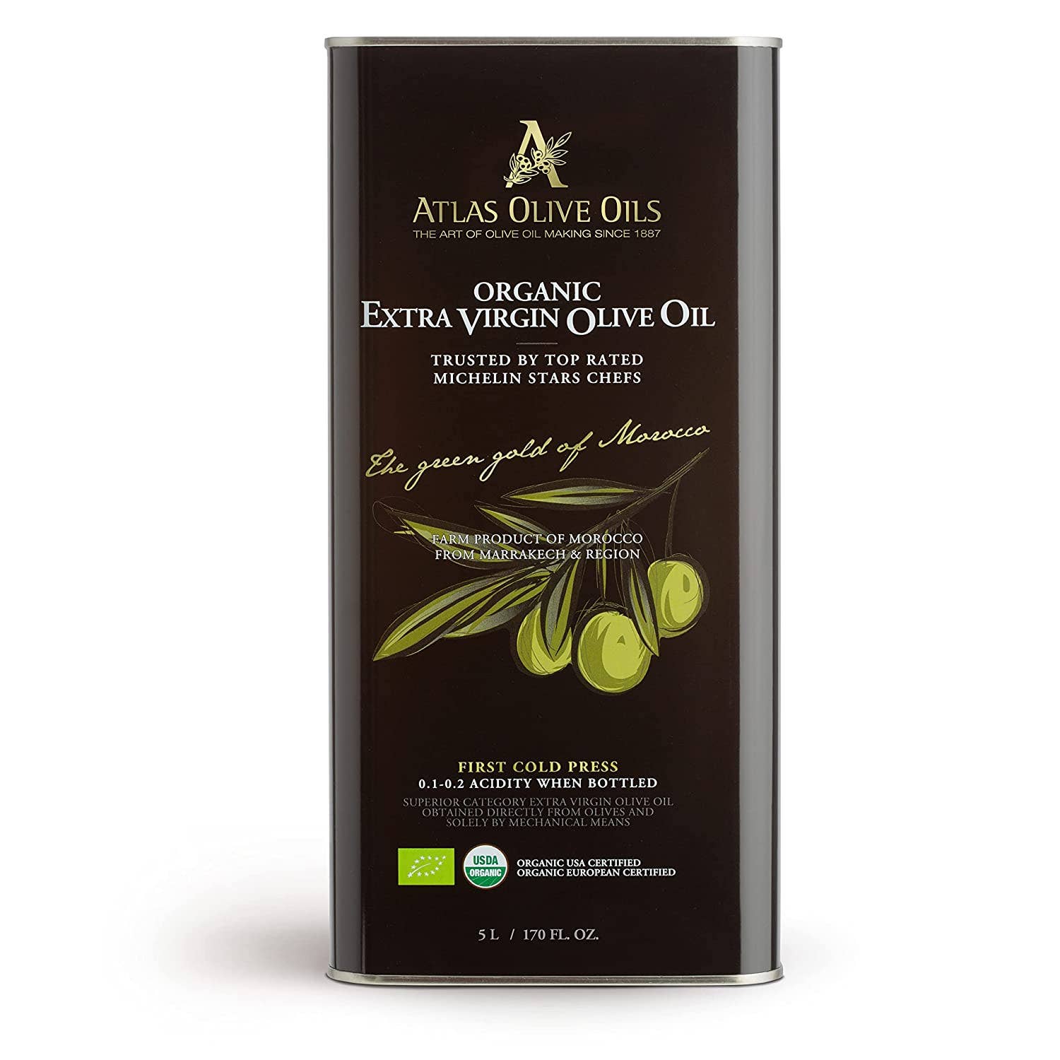 ATLAS OLIVE OILS - Wholesale Olive Oil - Atlas Organic Extra Virgin Olive Oil | Glass bottles1