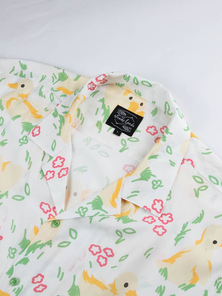 Steady Hands - Wholesale Button Down Shirt - Unisex - Duckin' Around Button Up7