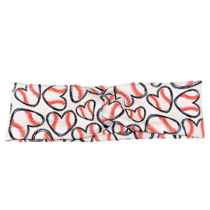 Baseball Hjerter Twist for engroshandel hos Mercabows