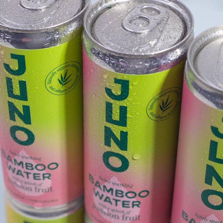 Juno Bamboo Water - Wholesale Sparkling Water - Juno Bamboo Water - Passion Fruit (12 x 250ml)