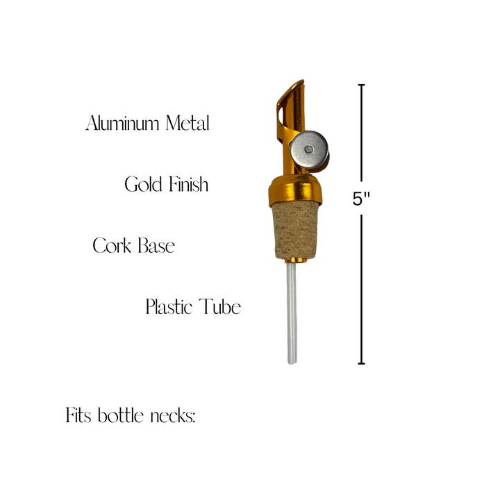 The Bottle Shoppe - Wholesale Oil/Vinegar Dispenser - Weighted Pour Spouts 3