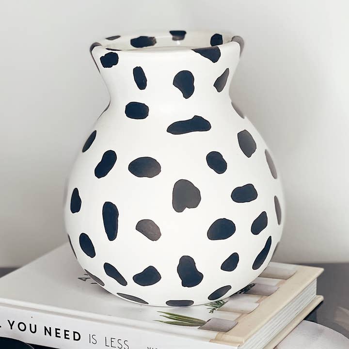 Dalmatian Print Vase for wholesale by Jasmine Alice Home