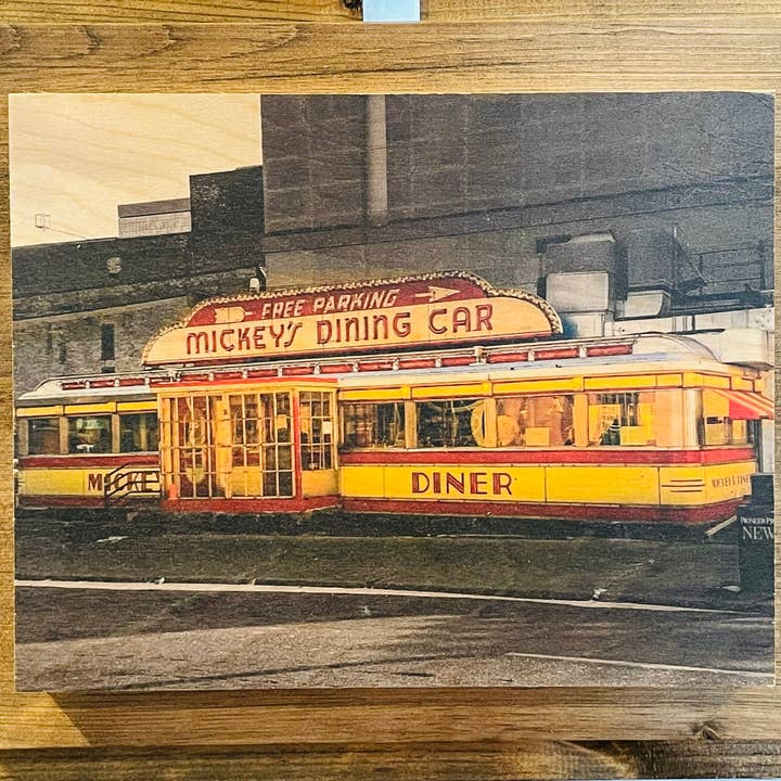 8x10 Double Mount Wall Art - Mickey's Diner for wholesale by Homespun Goods