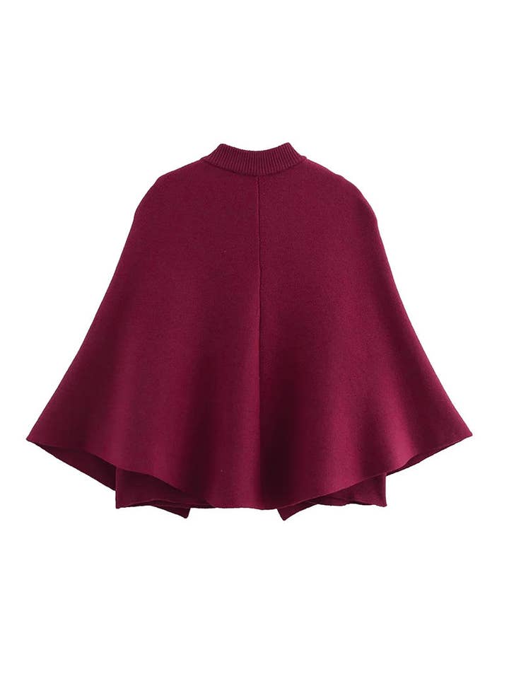 safistyle - Wholesale Coat - Women's - Cape Style Knit Coat1