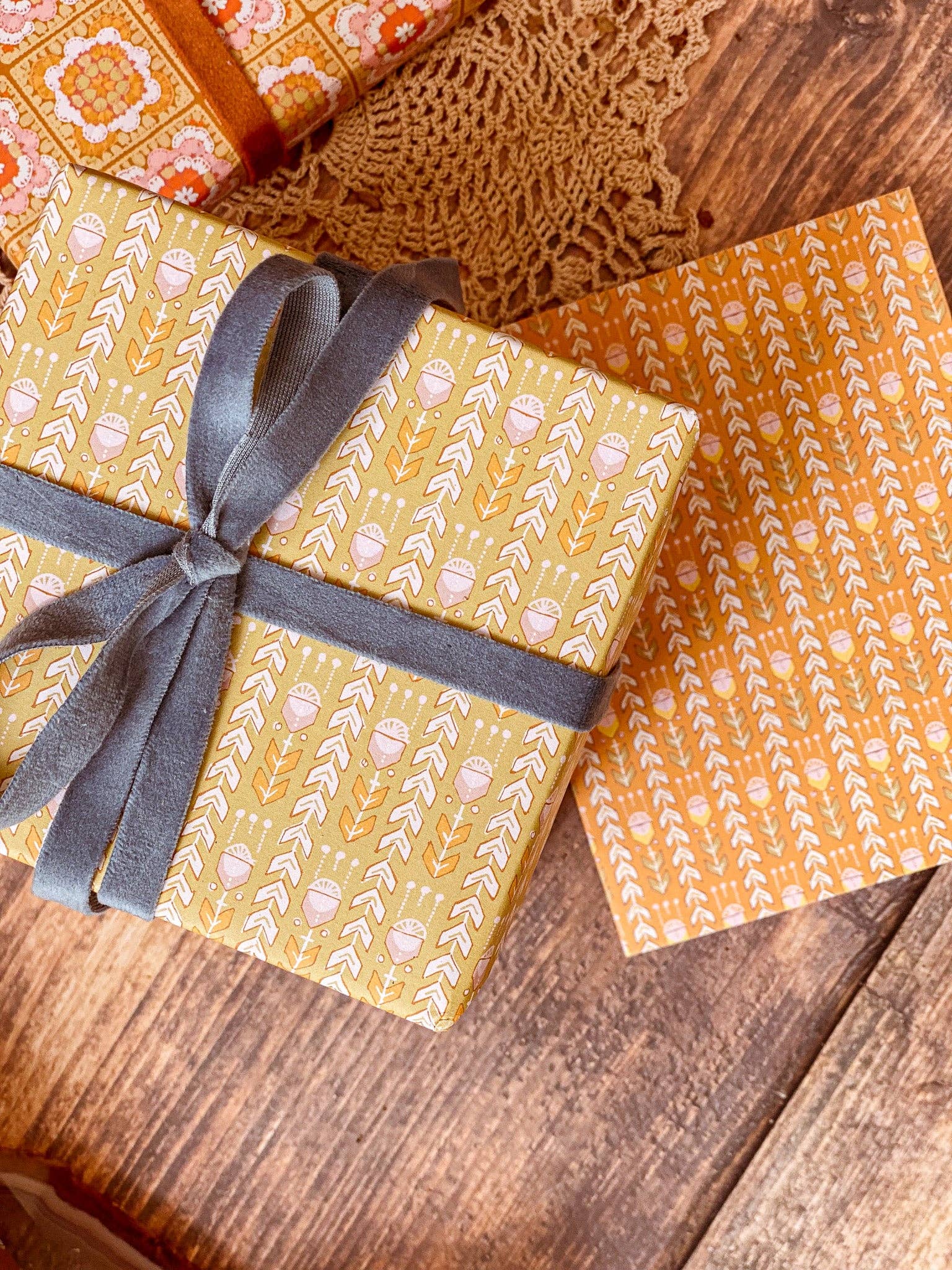 re:mused studio - Wholesale Flat Wrap - Petalcraft Gift Wrap Sheet-Double Sided8