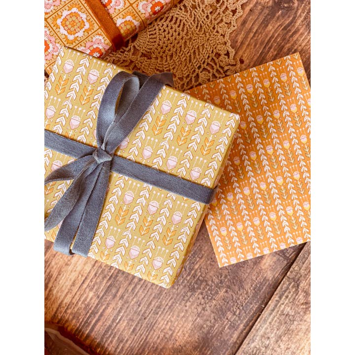 re:mused studio - Wholesale Flat Wrap - Petalcraft Gift Wrap Sheet-Double Sided8