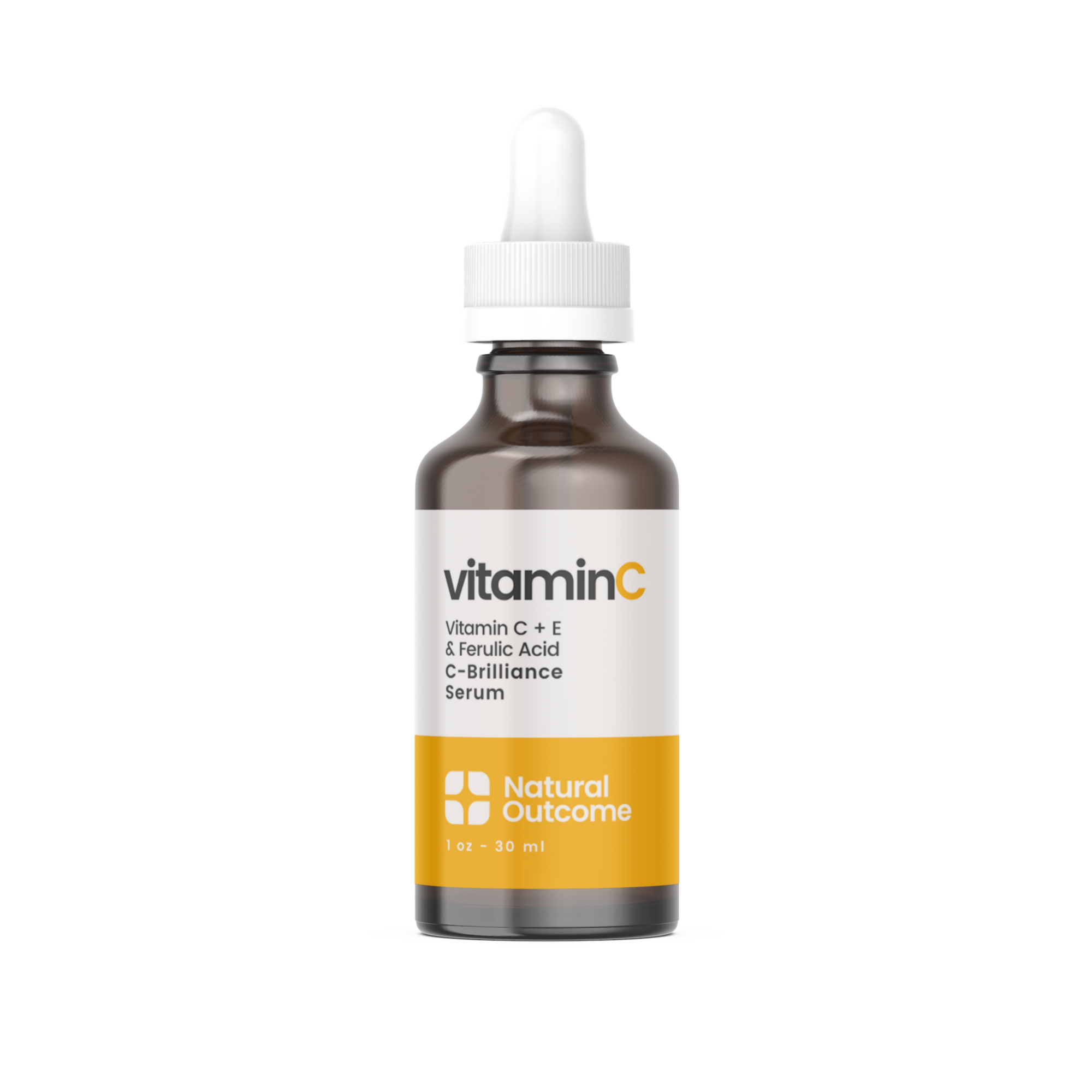 Natural Outcome Skincare - Wholesale Facial Serum/Concentrate - Vitamin C + E Serum with Ferulic Acid - C-Brilliance5