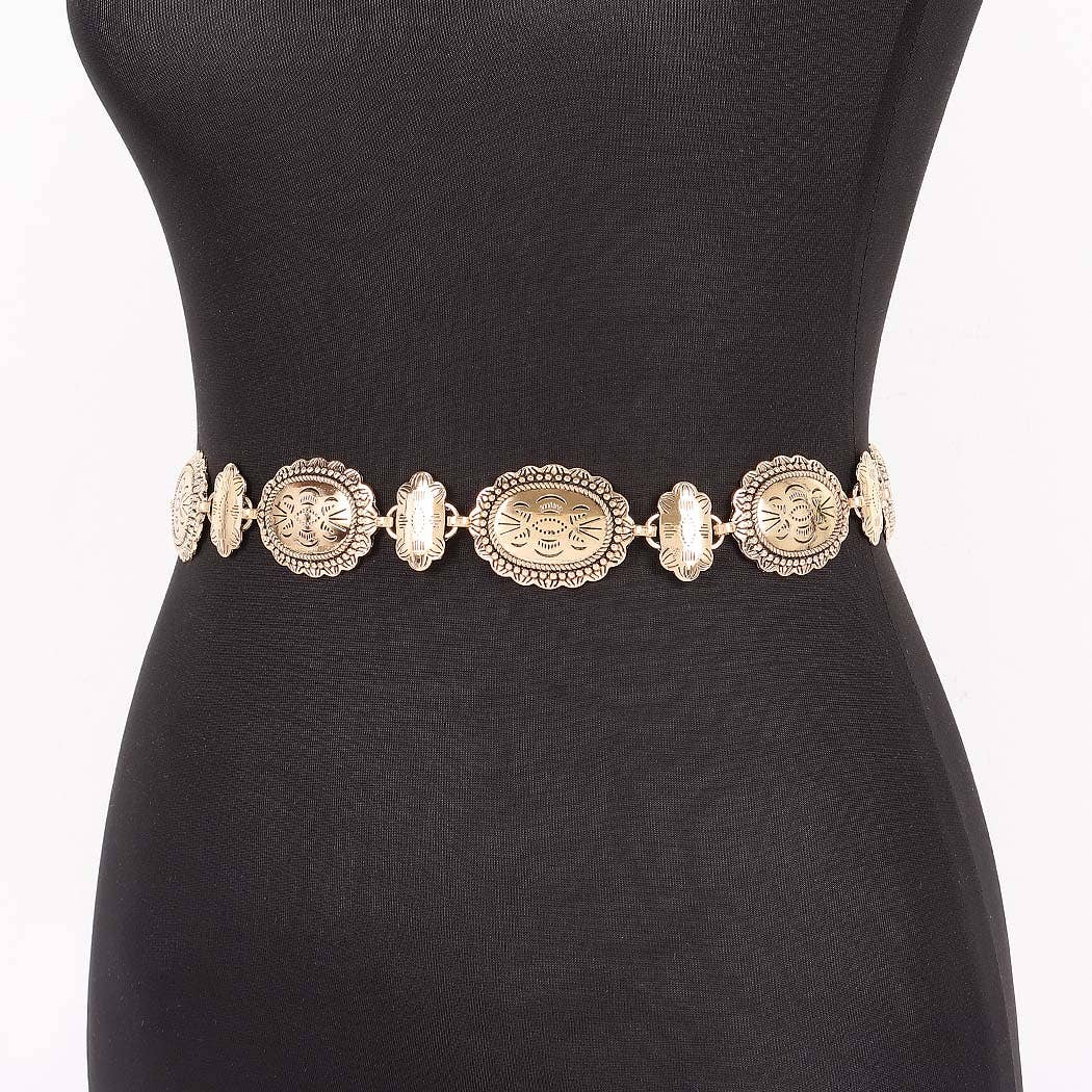 3AM BY H&D ACCESSORIES - Wholesale Belt - Women's -  Vintage Metal Chain Belt2