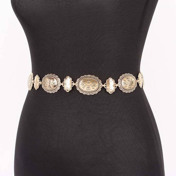 3AM BY H&D ACCESSORIES - Wholesale Belt - Women's - Vintage Metal Chain Belt2
