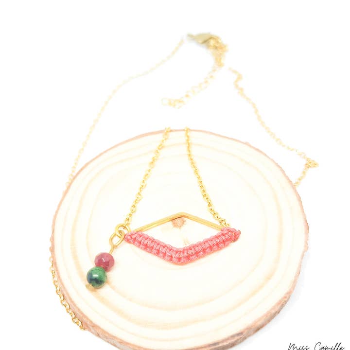 miss camille - Wholesale Pendant/Charm Necklace - Miss Camille “Asma” short diamond necklace7