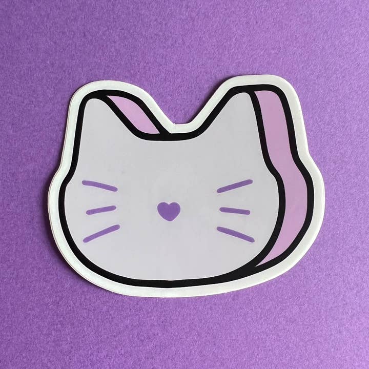 hollymarshmallow - Wholesale Sticker - Marshmallow Cat Sticker2