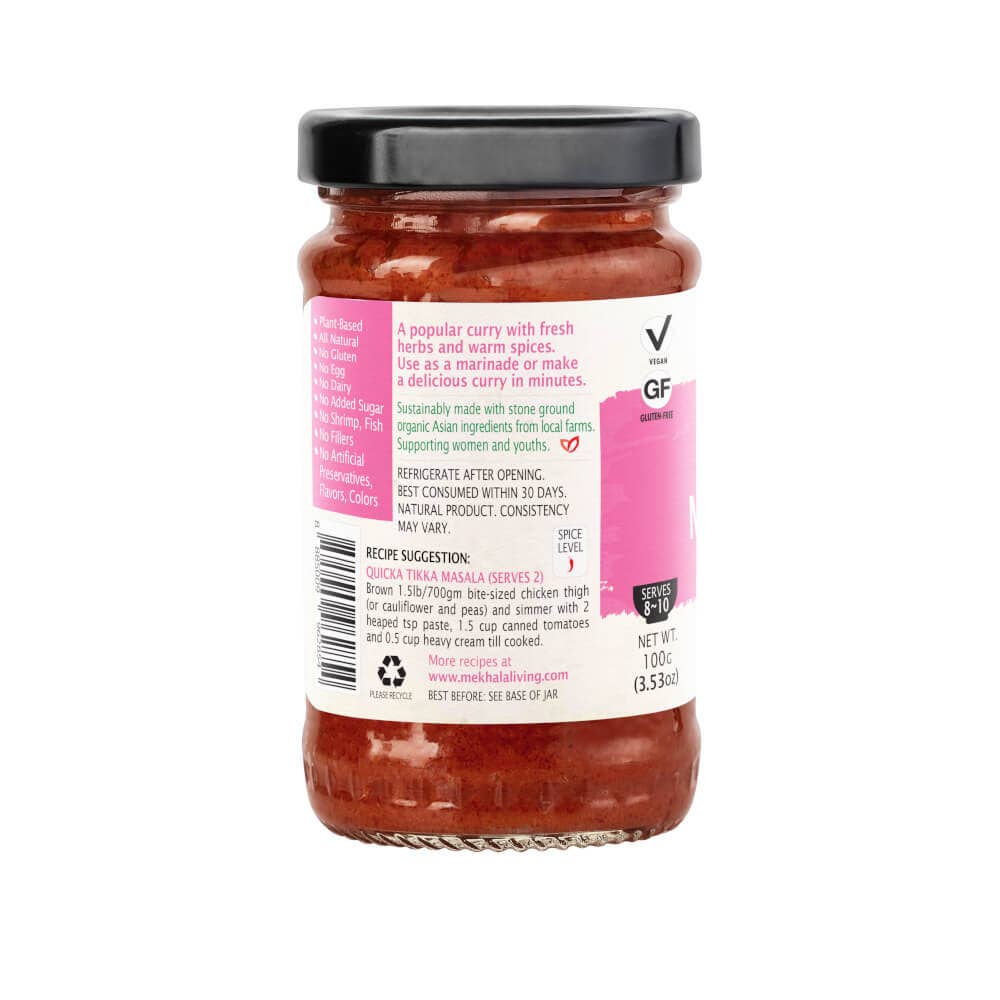 Mekhala Living Inc – Großhandel Soße – Bio-Tikka-Masala-Paste 3,53 Unzen3