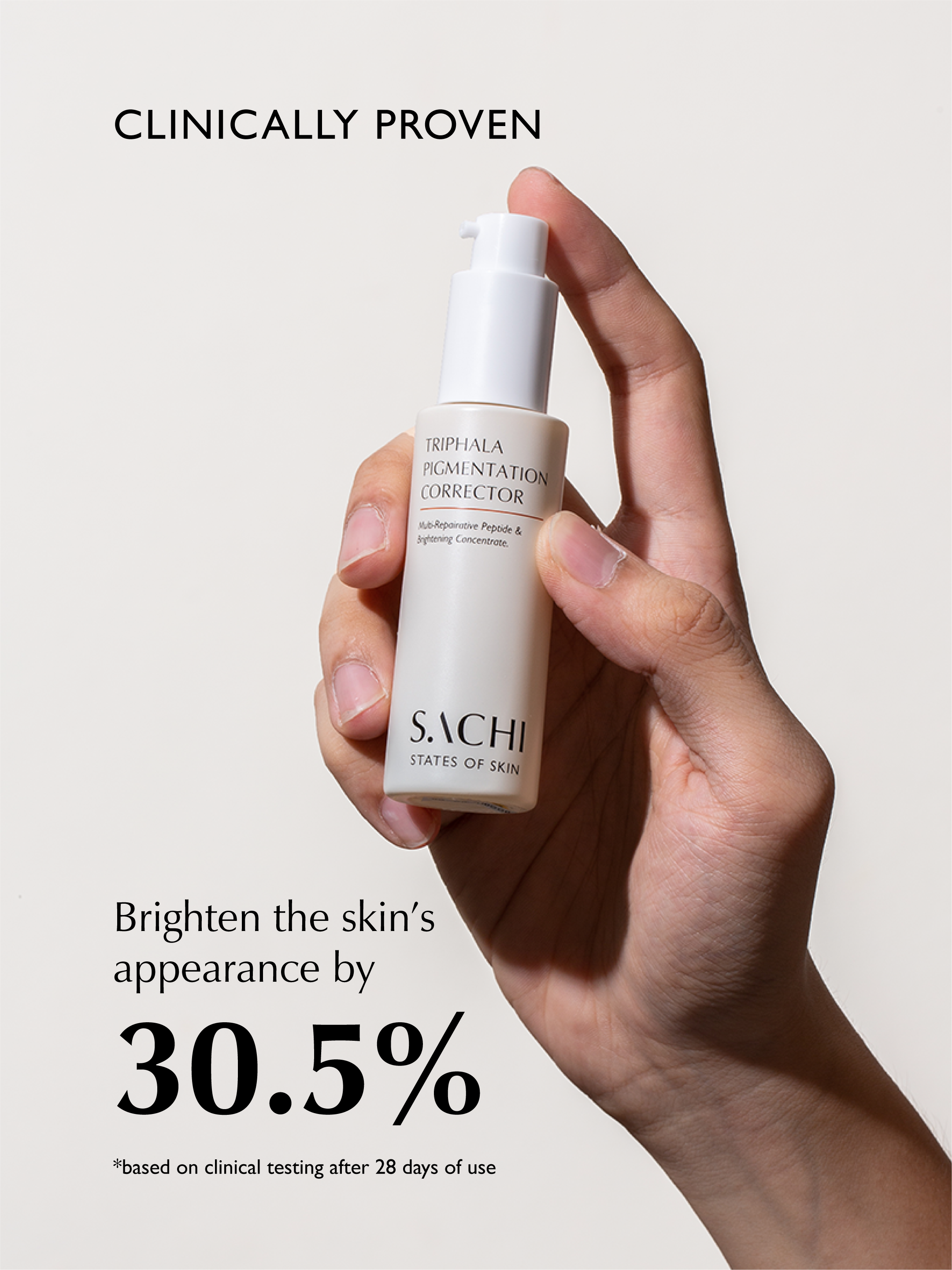 Sachi Skin – Engroshandel Ansigtsserum – Triphala Pigmenteringskorrektor - 30ml10