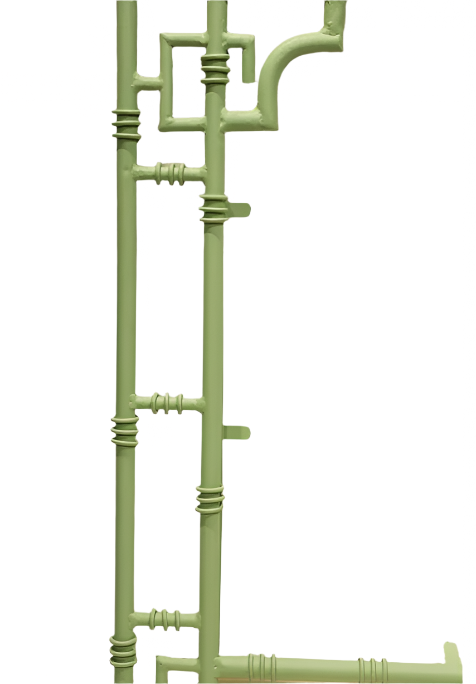 The Enchanted Home - Vendita all'ingrosso Specchi da parete - Specchio Pagoda Verde2