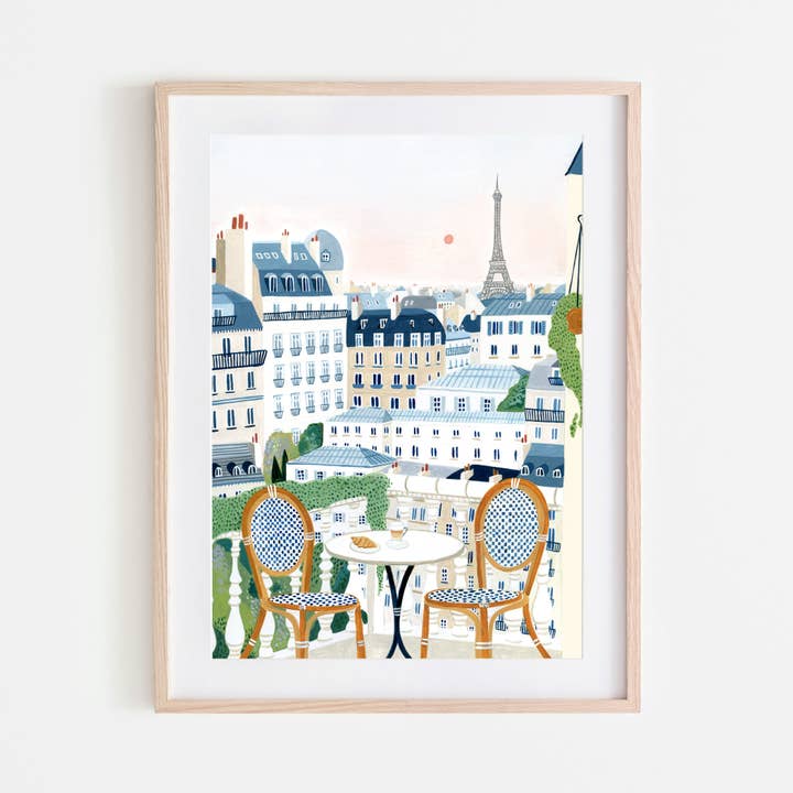 Paris, France Art Print - Unframed for wholesale by Amber Davenport Art