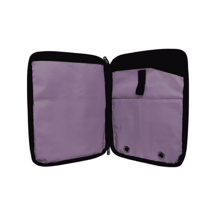 YAKA COMPANY – Mala para portátil - Unissexo por atacado – Bolsa para computador portátil - 13,3 polegadas - Lilás com guia EasyFix