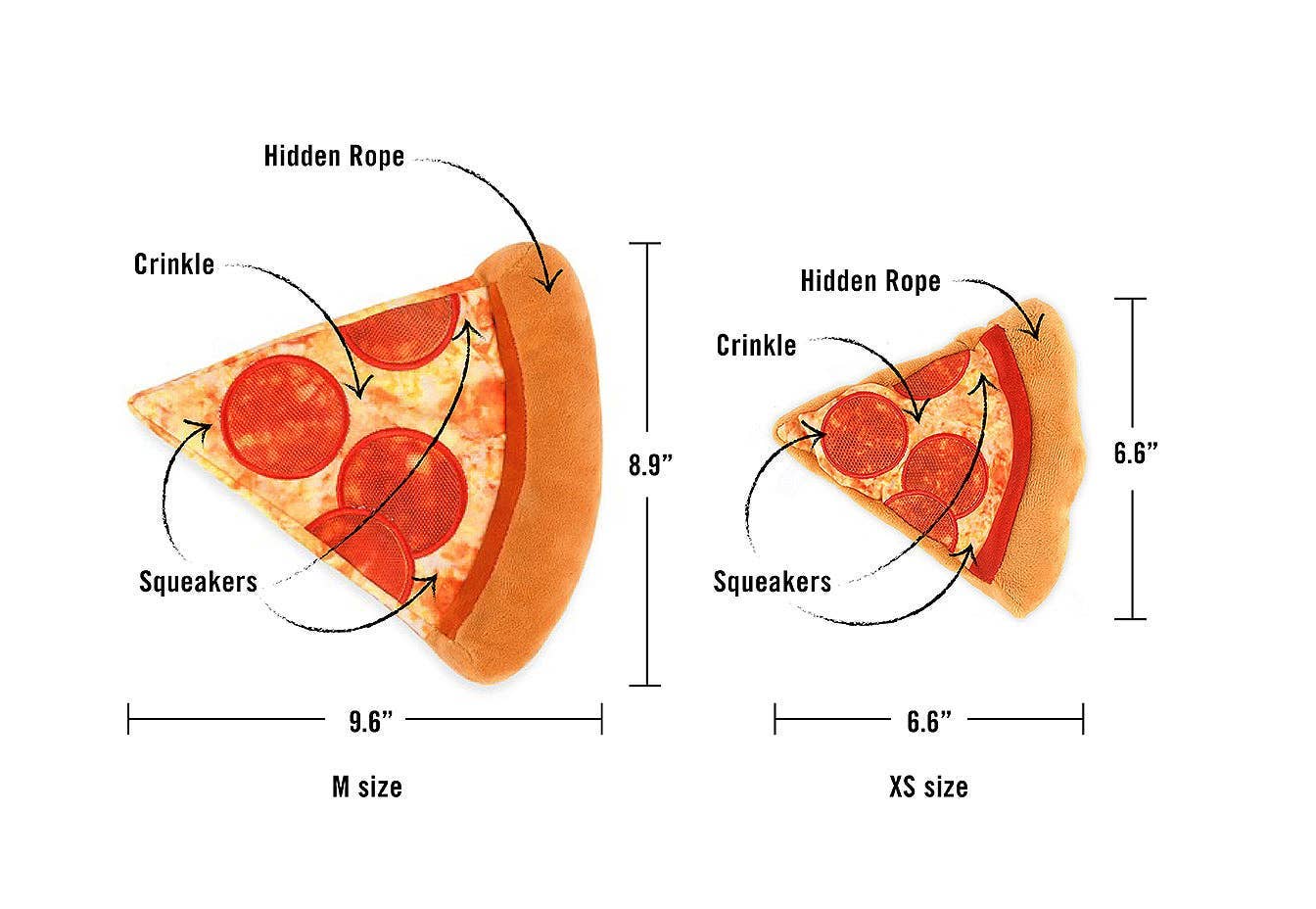 Only An Ocean Europe - Wholesale Pet Plush Toy - Dog - P.L.A.Y Snack Attack Puppy-roni Pizza2