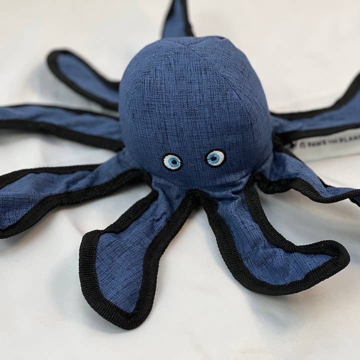 Paws the Planet – wholesale Pet plush toy – Dog – Eco Conscious Octopus Dog Toy1