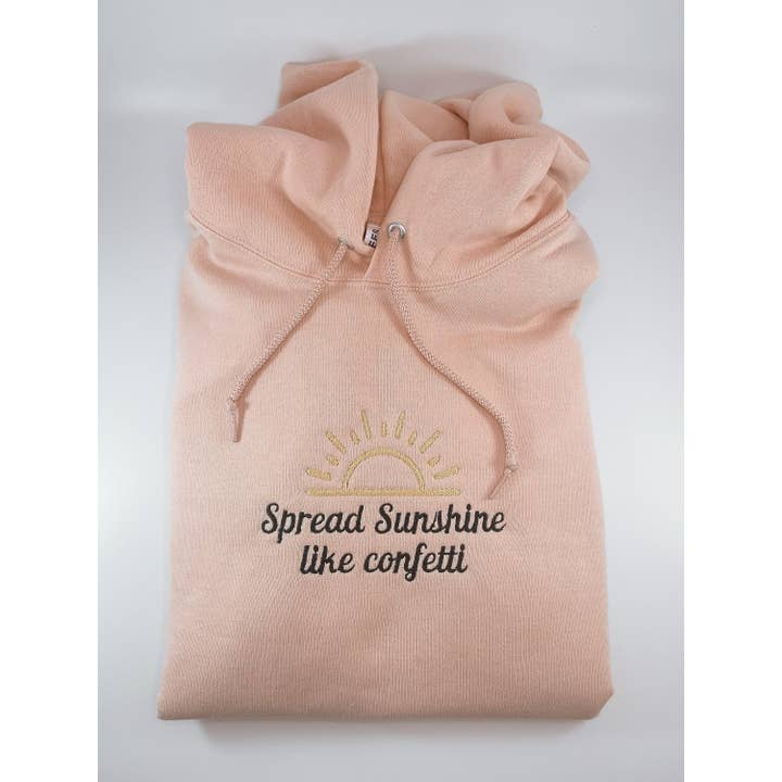 Spread Sunshine Like Confetti Hoodie for wholesale by SunshineSoulMD