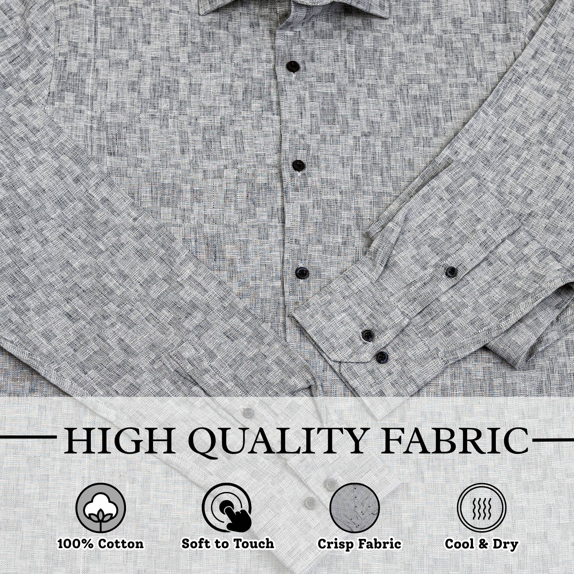 Wear Sierra - Wholesale Shirt - Men's - Men's Turkish Cotton Long Sleeve Button Up Shirt3