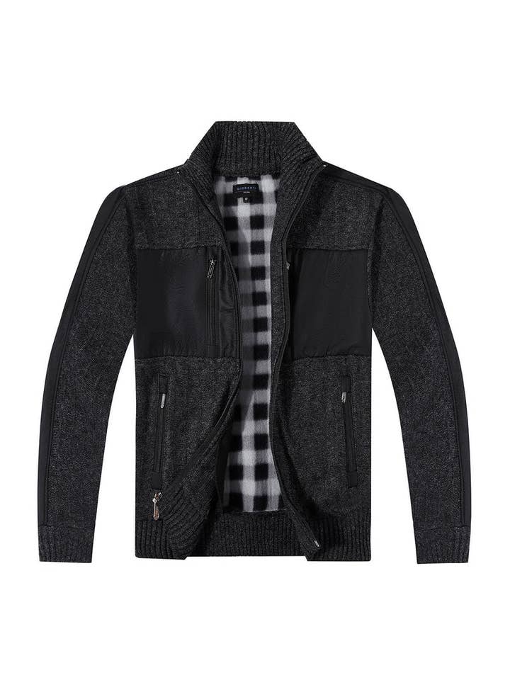 Cardigan à manches longues zippé pour garçon en polyester pour la vente par Setco.26