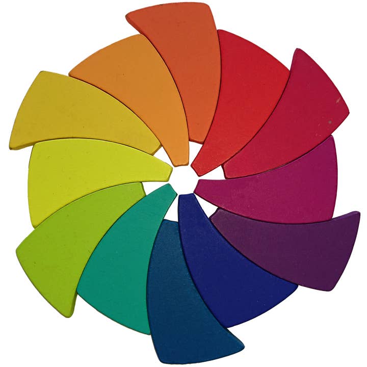 Wooden Color Wheel for wholesale by Challenge and Fun, Inc.