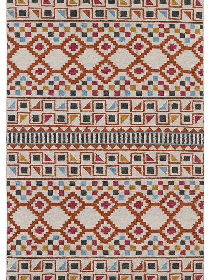 Nomad Collection Paprika 3'6"x5'6" Rectangle Area Rug for wholesale by contempo fashion