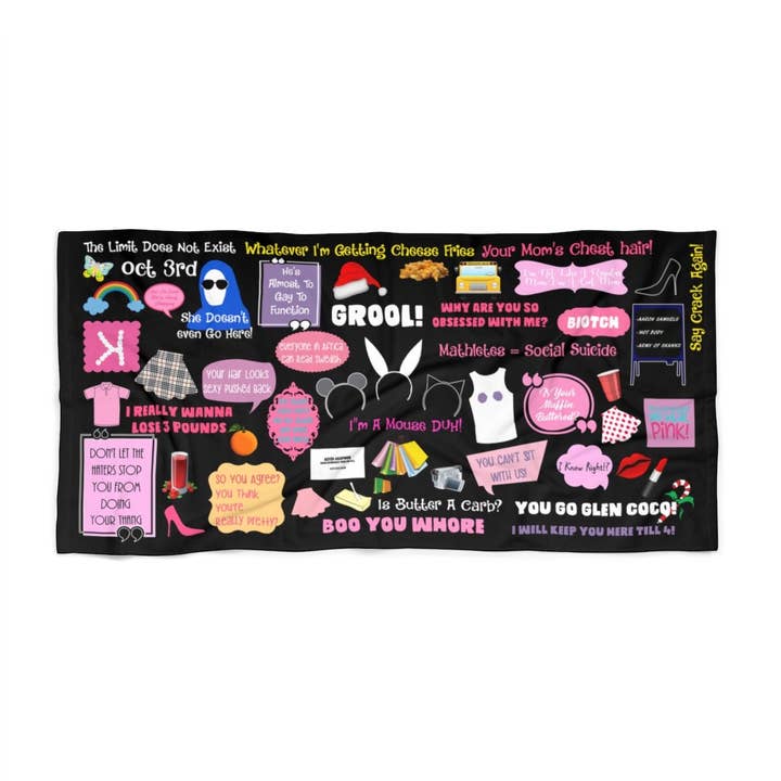 Mean Girls Beach Towel for wholesale by TV Show Gifts