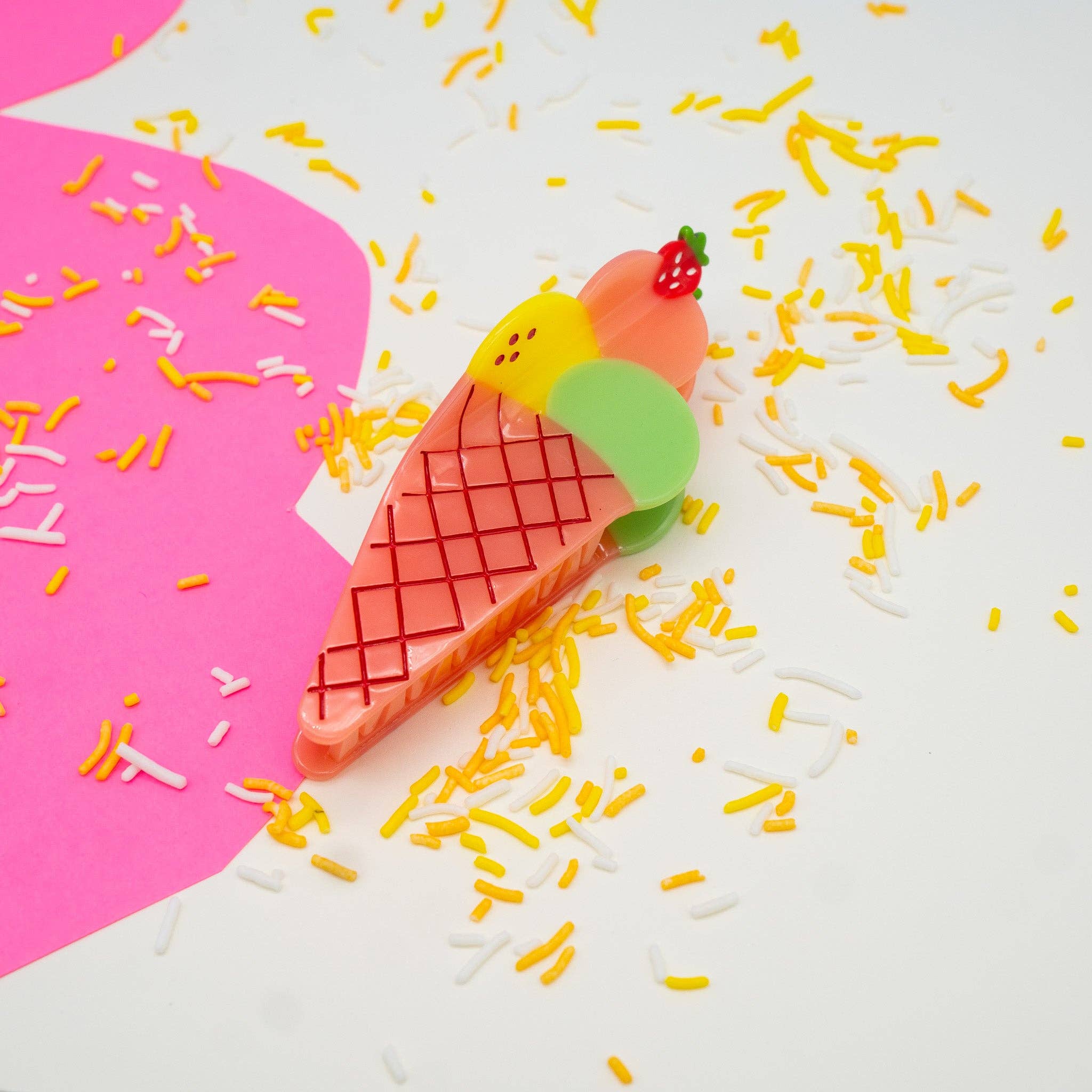 Khromophilia - Wholesale Hair Clip - Women's - Ice Cream Cone Bun Holder3