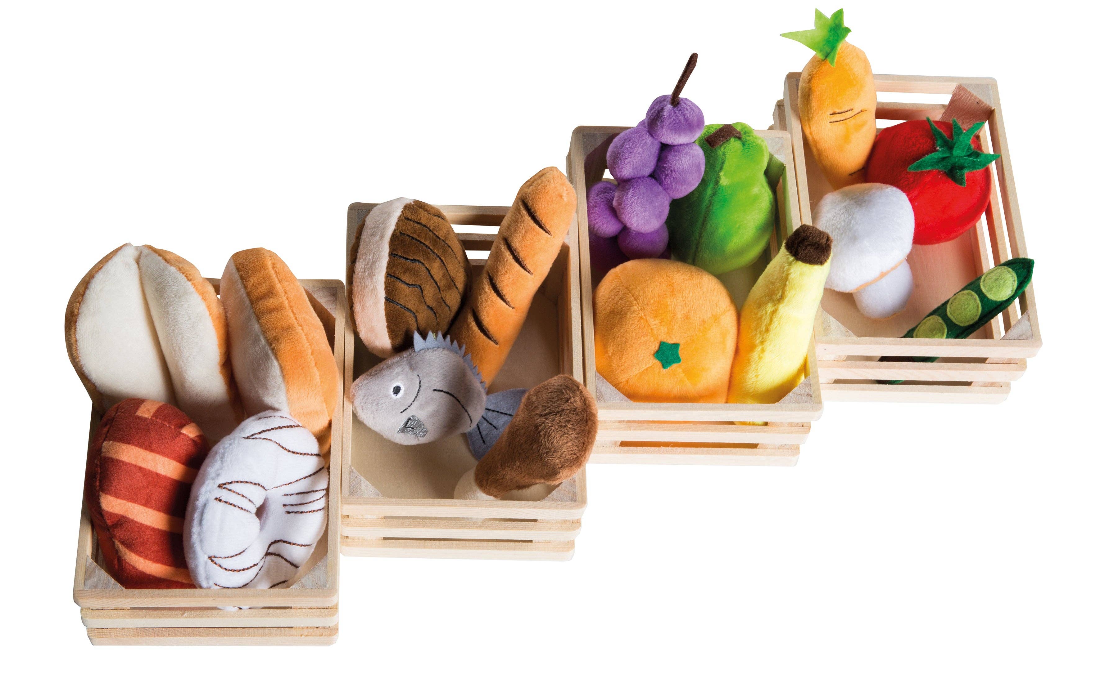 roba kids - Wholesale Speelgoedset - Kinderen - roba kids voedselgroepen, 4 mandjes met accessoires0