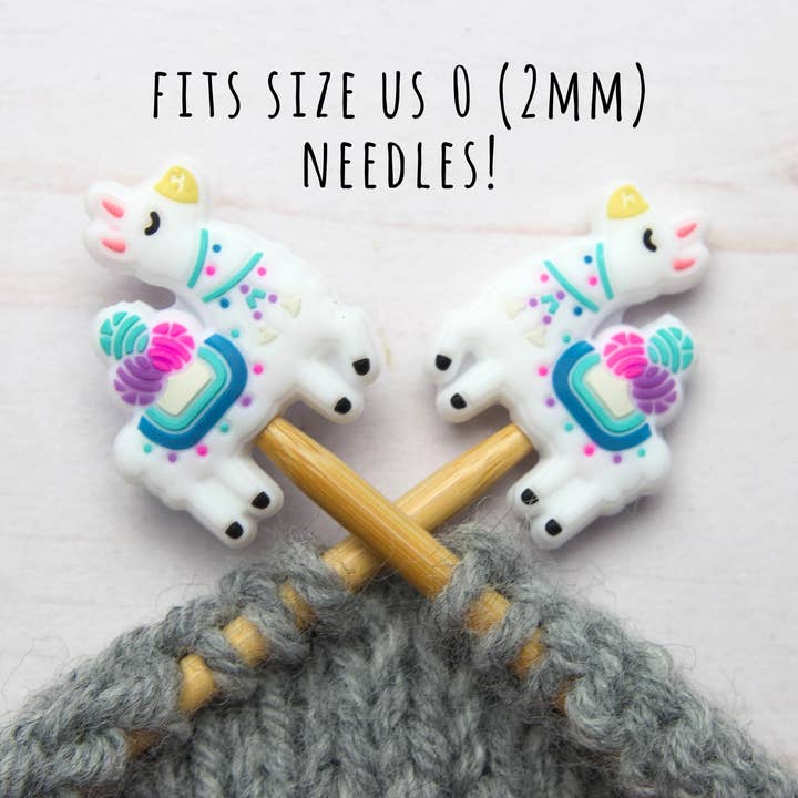 Fox & Pine Stitches - Wholesale Knitting/Crochet Supplies - *Small Hole* Yarn Loving Llama | Stitch Stoppers