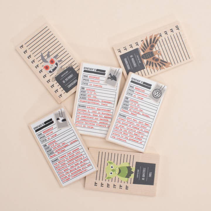 Uncle Goose - Wholesale Wood Toy - Kids - Uncle Goose Chips - Cryptid Case Files4