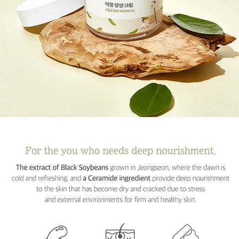 Palace Beauty Galleria - Wholesale Anti-Aging Moisturizer - ROUND LAB Soybean Nourishing Cream 80ml1