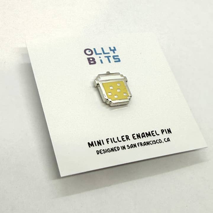 Ollybits Pixel Art - Wholesale Lapel Pin/Button - Boba Milk Tea Mini Filler Pixel Art Enamel Pins1